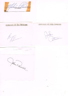 JEUX OLYMPIQUES - AUTOGRAPHES DE MEDAILLES OLYMPIQUES - CONCURRENTS DES ETATS-UNIS  - - Handtekening