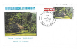 NOUVELLE-CALÉDONIE ET DÉPENDANCES Site De L'intérieur "OUEHOLLE".  7 Septembre 1983 - Storia Postale