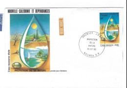 NOUVELLE-CALÉDONIE ET DÉPENDANCESPROTECTION DE LA NATURE 12 Octobre 1983 - Storia Postale