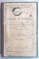 Giangiacomo Galizzi Prose E Poesie Per La 3 Classe Delle Scuole Tecniche Paravia 1901 - Teenagers