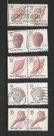 USA 1985 Shells - Cpl5v Set In Pairs From Booklets - VFU - 1981-...