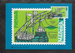 925) Cartolina FDC Anniversario Della Scoperta Dell'Isola Di Madeira Timbro Annullo Funchal 1.7.1981 - Briefe U. Dokumente