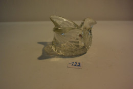 C122 Flacon De Parfum Vintage AVON De Collection Bougeoir En Verre - Miniaturas (frascos Vacios)