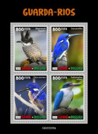 Guinea Bissau 2020, Kingfishers, 4val In BF - Albatros