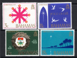 Bahamas 1971 Christmas Set LHM (SG 377-380) - 1963-1973 Interne Autonomie