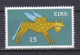 Ireland, 1975, Winged Ox, 15p/No Wmk, MNH - Unused Stamps