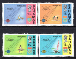 Bahamas 1972 Olympic Games, Mexico Set LHM (SG 382-385) - 1963-1973 Autonomía Interna