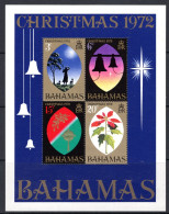Bahamas 1972 Christmas MS MNH (SG MS391) - 1963-1973 Autonomie Interne