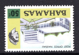 Bahamas 1972-73 Pictorials - 50c Post Office- Wmk. Crown To Left Of CA - MNH (SG 397w) - 1963-1973 Autonomía Interna