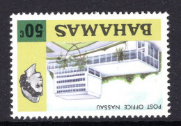 Bahamas 1972-73 Pictorials - 50c Post Office- Wmk. Crown To Left Of CA - MNH (SG 397w) - 1963-1973 Ministerial Government