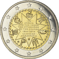 Grèce, 2 Euro, Star, 2014, Athènes, SPL, Bimétallique - Greece