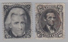 ETATS-UNIS : Jackson Et Lincoln Yvert 27 Et 28 Oblitérés - Used Stamps