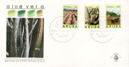 ARUBA 1988  MiNr 37 - 39 FDC - West Indies