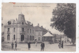 SAINT-LOUP-sur-SEMOUSE (70) Kiosque Et La Caisse D'Epargne - Saint-Loup-sur-Semouse