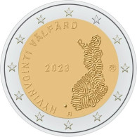 2023 FINLANDE - 2 Euros Commémorative - Services Sociaux Et De Santé - Finlande