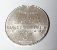 ALLEMAGNE GERMANY DEUTSCHLAND 5 MARK 1971 D POS. A  ALBRECHT DÜRER ARGENT/SILBER/ZILVER/SILVER/ATGENTO/PLATA - 5 Mark