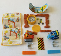 Kinder :   MPG UN-3-42  Maxi-Ei -Inhalte 2010-11 - Looney Tunes -Bulldozerspiel + BPZ + Aufkleber - Ü-Ei