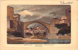 BOSNIE - Moctap - Mostar - Romerbrucke - Carte Postale Ancienne - Bosnien-Herzegowina