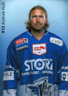 Autogramm Eishockey AK Andreé Hult Schwenninger Wild Wings 18-19 Leksand Stars Timrå EV Landshut Sverige Schweden Sweden - Sports D'hiver