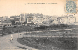 Bécon Les Bruyères        92       Vue Générale. Chemin De Fer Et Train.       (voir Scan) - Autres & Non Classés