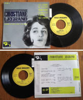 RARE French EP 45t RPM BIEM (7") CHRISTIANE LEGRAND «Les Citrons De Tel-Aviv» +3 (Lang, 1961) - Collector's Editions