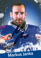 Autogramm Eishockey Markus Janka Schwenninger Wild Wings 14-15 Wolfratshausen Geretsried Kassel Villingen-Schwenningen - Sports D'hiver