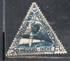 DUTCH INDIA INDIE INDE NEDERLANDS HOLLAND OLANDESE NETHERLANDS INDIES 1933 AIR MAIL AIRMAIL AIRPLANE LUCHTPOST 30c USED - Nederlands-Indië