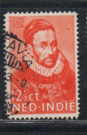 DUTCH INDIA INDIE INDE NEDERLANDS HOLLAND OLANDESE NETHERLANDS INDIES 1933 PRINCE WILLIAM PORTRAIT 12 1/2c USED USATO - Nederlands-Indië