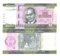 LIBERIA 100 DOLLARS 2022 P-W41 UNC - Liberia