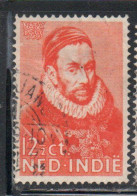 DUTCH INDIA INDIE INDE NEDERLANDS HOLLAND OLANDESE NETHERLANDS INDIES 1933 PRINCE WILLIAM PORTRAIT 12 1/2c USED USATO - Nederlands-Indië