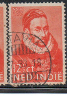 DUTCH INDIA INDIE INDE NEDERLANDS HOLLAND OLANDESE NETHERLANDS INDIES 1933 PRINCE WILLIAM PORTRAIT 12 1/2c USED USATO - Nederlands-Indië