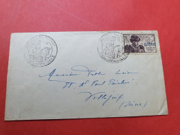 Algérie - Cachet De La Journée Du Timbre De Philippeville Sur Enveloppe Pour Villejuif En 1945 - N 174 - Storia Postale