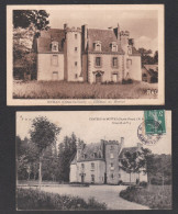 EVRAN 22 ( CHATEAU DU MOTTAY ) LOT DE 2 CARTES - Evran