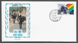 CYPRUS FDC COVER - 1979 International Year Of The Child FDC (FDC79#08) - Briefe U. Dokumente
