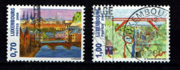 Luxembourg 2008 - YT 1739/1740 - Luxembourg Et Vieux Pont, Train Chemin De Fer, Train Railway - Used Stamps