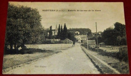 SANTENY  -  Entrée De La Rue De La Gare  -  1908 - Santeny