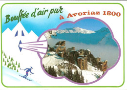 CPM - BOUFFEE D'AIR PUR A AVORIAZ 1800 - HAUTE SAVOIE - Avoriaz