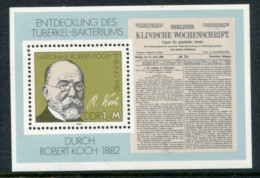 DDR 1982 Discovery Of Tuberculosis Bacillus Block MNH / **.  Michel Block 67 - Neufs