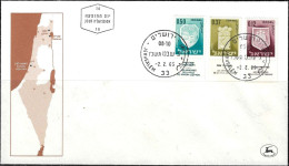 Israel 1966 FDC Town Emblems [ILT674] - FDC