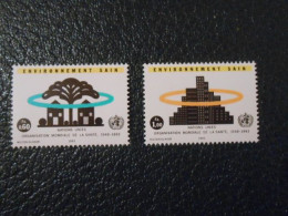 NATIONS-UNIES GENEVE YT  247/248 PROTECTION DE L'ENVIRONNEMENT** - Unused Stamps