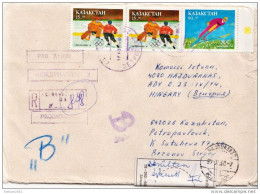 Postal History Cover: Kazakhstan Stamps On Cover - Hiver 1994: Lillehammer