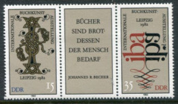 DDR 1982 Book Art Exhibition.MNH / **.   Michel 2697-98 - Nuovi