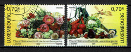 Luxembourg 2006 - YT 1678/1679 - Fleurs, Fruits Et Légumes, Flowers, Fruits And Vegetables - Gebruikt