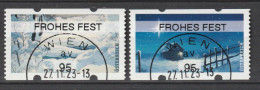 Österreich 2023 Weihnachten Automatenmarken ATM Frohes Fest Gestempelt - Used Stamps