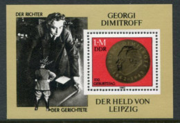 DDR 1982 Dimitrov Centenary Block.MNH / **.   Michel Block 68 - Neufs