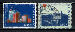 Luxembourg 2006 - YT 1669/1670 - Financial Quarter, Place Financière - Used Stamps