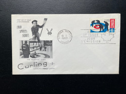 ENVELOPPE CANADA OTTAWA ONTARIO 1969 / CURLING - Lettres & Documents