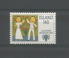 Iceland 1979 Int. Year Of The Child Y.T. 496 ** - Ungebraucht