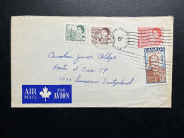 ENVELOPPE CANADA OTTAWA ONTARIO 1969 POUR LAUSANNE SUISSE - Brieven En Documenten