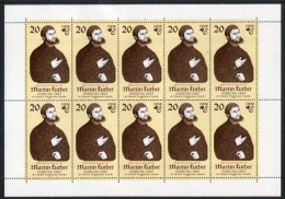 DDR 1982 Luther 500th Anniversary 20 Pf. Sheetlet MNH / **  Michel 2754 Kb - Nuevos